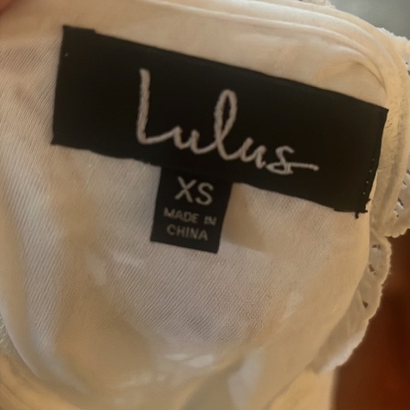 Lulus white short sleeve lace dress - Picture 7 of 8